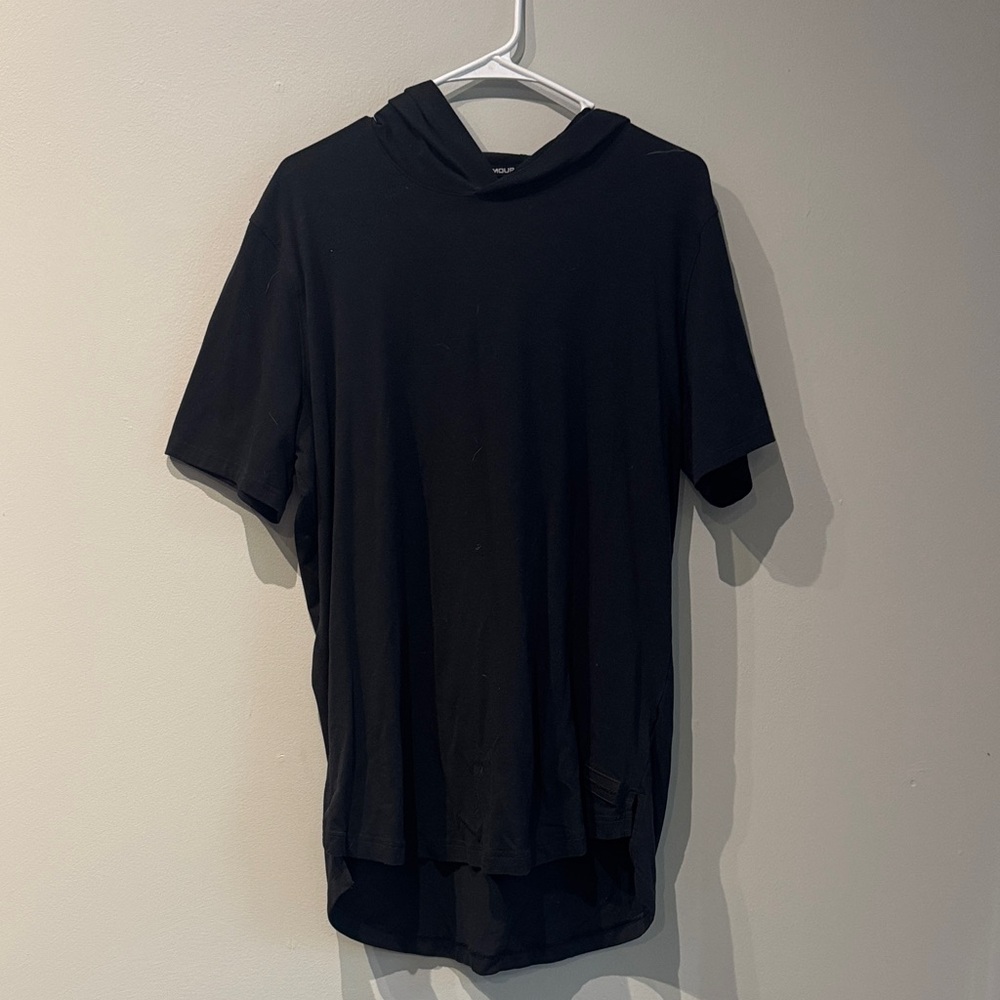 Under Armour Men's Black Short Sleeve Hoodie Large